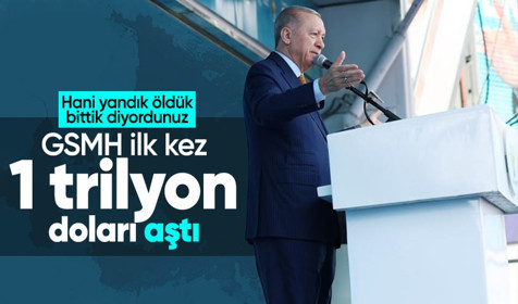 Son Dakika: Cumhurbaşkanı Erdoğan 2023'te büyüme rakamlarını hatırlattı: Hani yandık, öldük bittik diyordunuz?