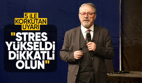 Naci Görür 1 hat ve 5 ili uyardı: Stres birikmiş olabilir, dikkat edilmesi lazım