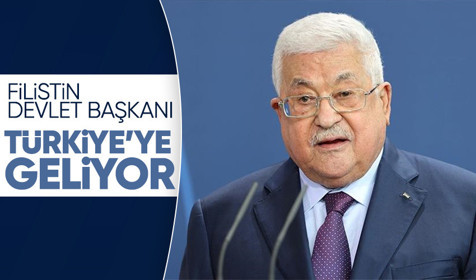 Son Dakika: Filistin Devlet Başkanı Mahmud Abbas Salı günü Türkiye'ye geliyor
