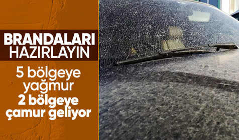 Meteoroloji'den 5 bölge için sağanak ve toz taşınımı uyarısı!