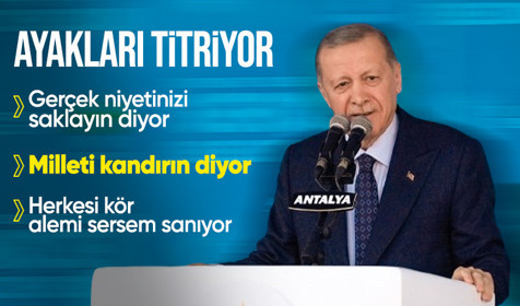 Son Dakika: Cumhurbaşkanı Erdoğan: Hesaba çekilecekleri gün yaklaştıkça ayakları titriyor