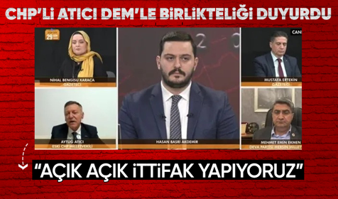 CHP'li Aytuğ Atıcı DEM Parti ile açık açık ittifak yapıldığını duyurdu