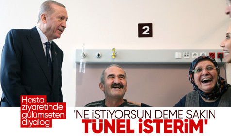 Cumhurbaşkanı Erdoğan Antalya'da tedavi gören hastaları ziyaret etti