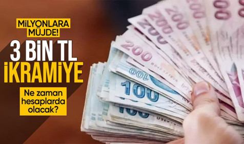 Emeliklere 3 bin TL bayram ikramiyesi! Ne zaman hesaplarda olacak?