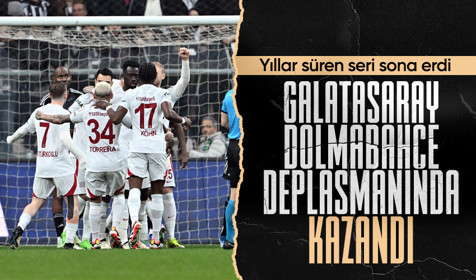 Galatasaray, Beşiktaş'ı yeni stadında ilk kez yenerek liderliğini sürdürdü