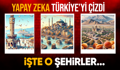 Yapay zeka Türkiye'nin şehirlerini çizdi