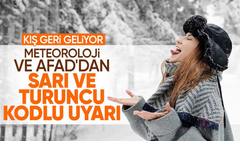 AFAD ve Meteoroloji'den uyarı! Hem kar hem de sağanak geliyor❄️🌧️☔