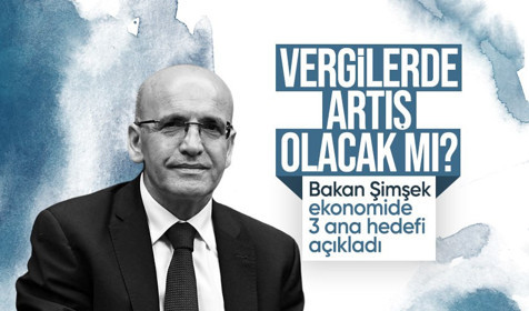 Bakan Şimşek'ten kritik açıklamalar! Ekonomide 3 temel hedefi açıkladı! KDV ve MTV'de artış olacak mı?