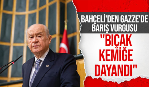 Devlet Bahçeli'den ramazan ayında Gazze'de barış vurgusu: Bıçak kemiğe dayanmıştır