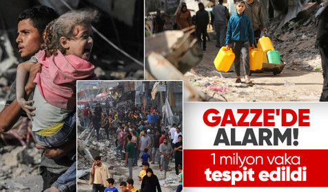 Gazze'de bulaşıcı hastalık alarmı: 1 milyon vaka tespit edildi