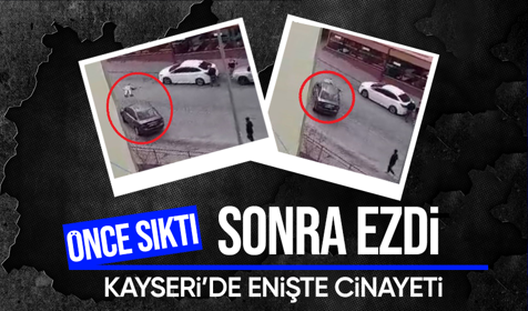 Kayseri'de bir şahıs sokak ortasında eniştesine ateş açtı ardından arabayla üzerinden geçti