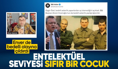 Özgür Özel'e bedelli çıkışının ardından bir tepki de Enver Aysever'den: Bilgisi yok, entelektüel seviye sıfır