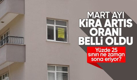 Son Dakika: TÜİK'in enflasyon verileri sonrası Mart ayı kira artış oranı belli oldu!