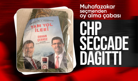 CHP'den 'muhafazakar seçmen' stratejisi: İstanbul Çekmeköy'de vatandaşlara seccade dağıttılar