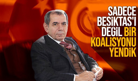 Dursun Özbek'ten ezeli rakiplerine gönderme! "Beşiktaş'ı değil koalisyonu yendik"