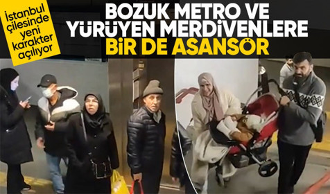 İstanbul çilesine bir de bozuk asansörler eklendi! Vatandaş yine mağdur