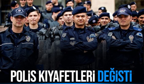 Polis ve bekçilerin kıyafetlerinde değişiklik! Yeni kıyfetlerin çizimi Resmi Gazete'de