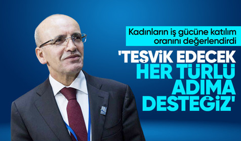 Bakan Şimşek: Hedefimiz kadının iş gücüne katılım oranını yüzde 40'a çıkarmak