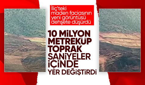Son Dakika: Erzincan İliç’teki maden ocağında toprak kaymasına ait yeni görüntü ortaya çıktı