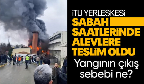Son Dakika: İstanbul Teknik Üniversitesi'nde büyük yangın! Kontrol altına alındı