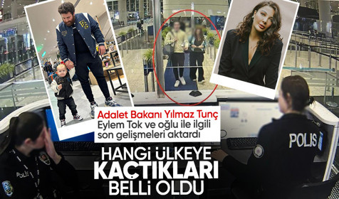 Mısır'a kaçan Eylem Tok ve oğlu hakkında tutuklama kararı