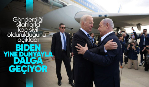 Biden'dan itiraf niteliğinde açıklama: Gazze'de çoğu kadın ve çocuk 30 bin sivil öldürüldü