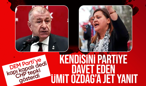 DEM Parti'yi reddeden CHP'li Burcu Köksal, Zafer Partisi'ne davet eden Ümit Özdağ'a yanıt verdi!