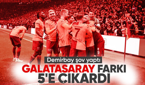 Galatasaray, sahasında konuk ettiği Çaykur Rizespor'u 6-2 mağlup etti