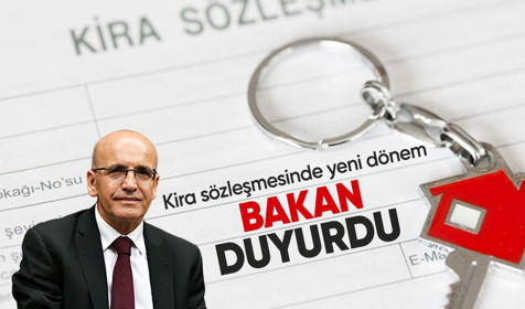 Hazine ve Maliye Bakanı Mehmet Şimşek duyurdu! Kira sözlemesinde yeni dönem