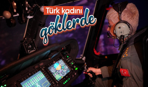 Türk kadınları göklerde! 'Skorsky' ve 'B-200' tipi uçağı gökyüzüyle buluşturdular