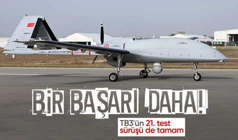 Bayraktar TB3 bir testi daha başarıyla tamamladı