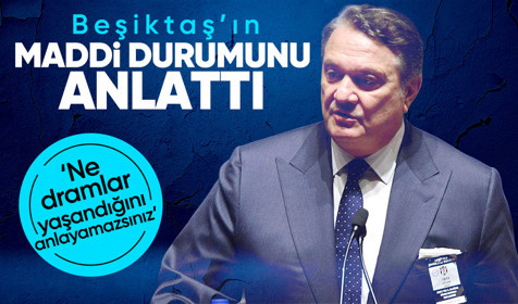 Beşiktaş Başkanı Hasan Arat, olağan toplantıda açıklamalarda bulundu