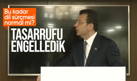 İBB Başkanı Ekrem İmamoğlu'ndan yeni gaf: Tasarrufu engelledik
