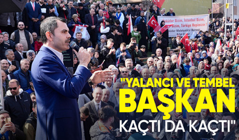 Cumhur İttifakı İBB Başkanı adayı Murat Kurum'dan İmamoğlu'na: Yalancı ve tembel başkan