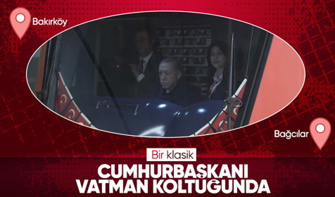 Cumhurbaşkanı Erdoğan Bakırköy-Bağcılar Metro Hattı'nda ilk seferi gerçekleştirdi