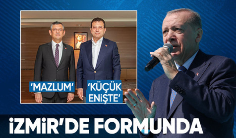 Cumhurbaşkanı Erdoğan'dan Özgür Özel ve İmamoğlu'na 'Mazlum ve Küçük Enişte' göndermesi
