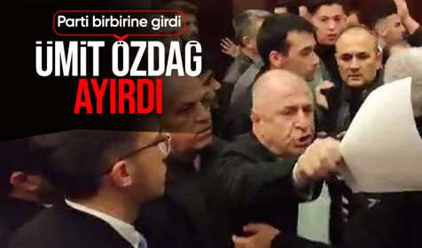 Zafer Partililer birbirine girdi, Ümit Özdağ sinirlenerek ayırdı