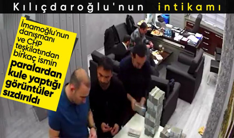 Kılıçdaroğlu'nun intikamı! İmamoğlu'nun danışmanı ve CHP teşkilatından birkaç ismin paralardan kule yaptığı görüntüler sızdırıldı