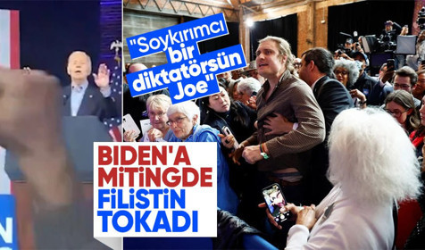 Netanyahu'nun sıkı destekçisi Biden seçim çalışmalarında fena sıkıştı: Sen soykırımcı bir diktatörsün Joe