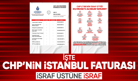 İşte CHP'li İBB'nin israf faturası