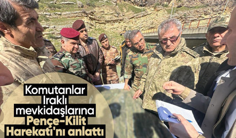 Pençe-Kilit Harekat bölgesinde Iraklı yerel yetkililerle sınır güvenliği tedbirleri ele alındı