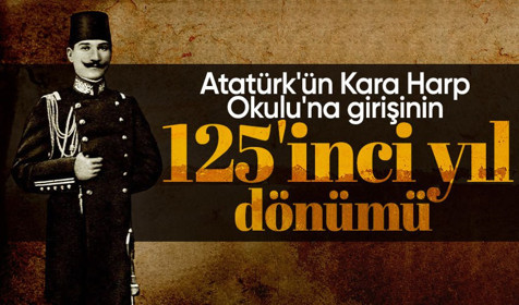 Atatürk'ün Kara Harp Okulu'na girişinin 125'inci yıl dönümü! Öğrenciler Anıtkabir'i ziyaret etti