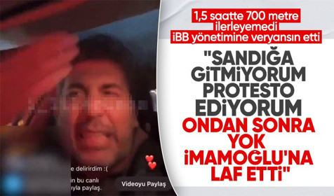 İstanbul trafiği Emre Kınay'a saç baş yoldurdu: Sandığa gitmeyeceğim