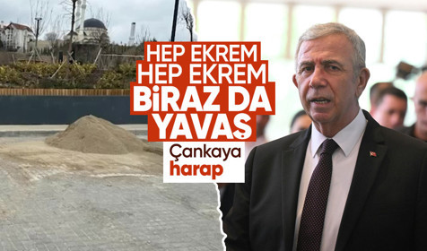 Mansur Yavaş'ın aylar önce açılışını yaptığı Çankaya Lodumlu Rekreasyon alanı harap durumda