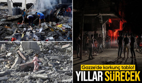 BM, Gazze'deki korkunç 23 milyon tonluk tabloyu duyurdu: Kaldırmak yıllar sürecek!