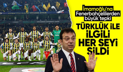 Ekrem İmamoğlu'na Fenerbahçe taraftarlarından büyük tepki! "Niye kestin DEM Parti mi kızar?