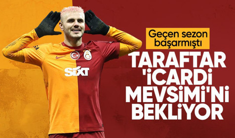 Galatasaray'da 'Mauro Icardi Mevsimi' bekleniyor! Geçen sezonun son 9 haftasına damga vurmuştu...