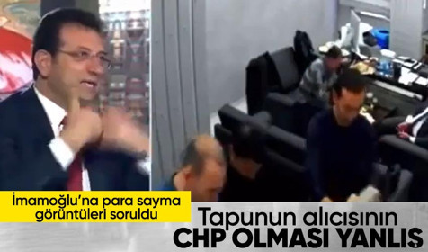 İBB Başkanı İmamoğlu, CHP'deki para sayma görüntüleri hakkında konuştu