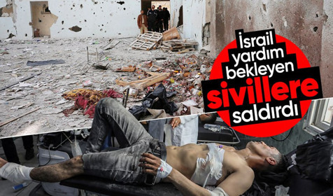 İsrail Gazze'deki soykırımına devam ediyor! Bu sefer de yardım bekleyen sivilleri hedef aldı