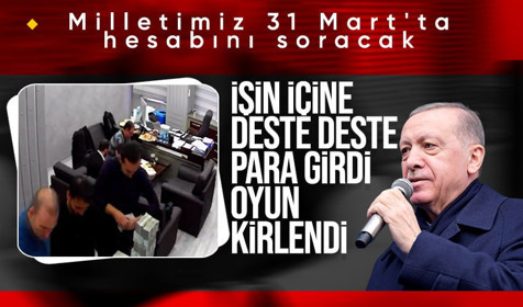 Cumhurbaşkanı Erdoğan gündeme oturan görüntülerle ilgili konuştu: İşin içine deste deste paraların da girmesiyle bu oyun iyice kirlendi